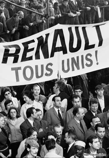 Mai 68 - Paris - Renault Billancourt, meeting dans l'usine