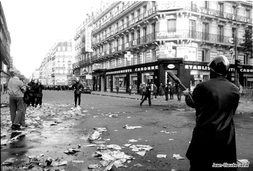 Mai 68 - Paris - Boulevard Sebastopol
