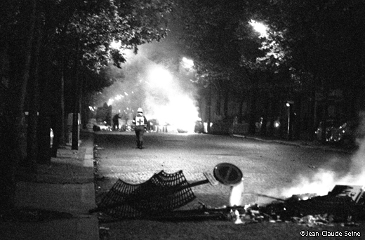 Mai 68 - Paris - Manifestation d'etudiants au boulevard Montparnasse