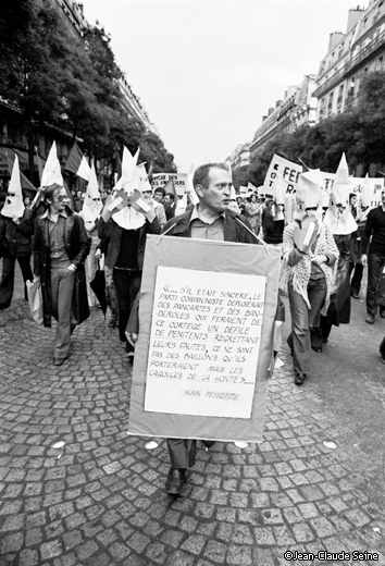Mai 68 -  Paris manifestation