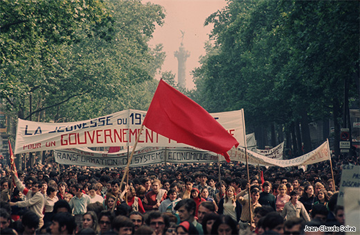 Mai 68 - Paris - photo couleur 13